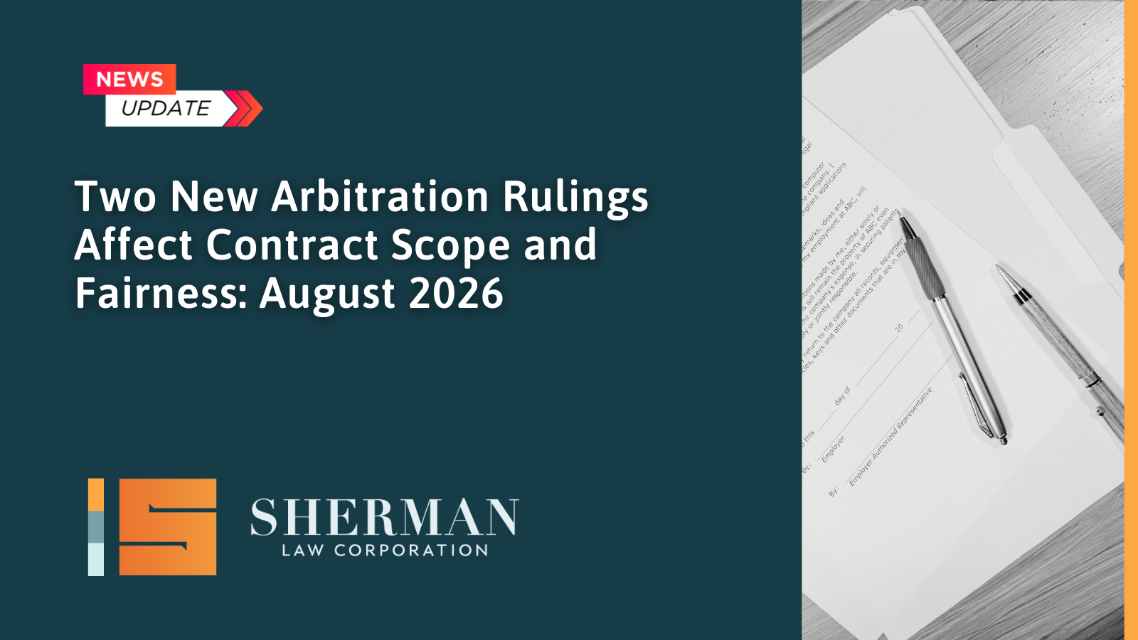 Two New Arbitration Rulings Affect Contract Scope and Fairness August 2026 (1)